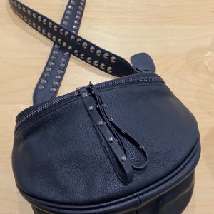 Black /Gunmetal  Obsessed Bag (Taupe/Black strap)