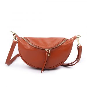 Adore Tan/Gold Leather Bag