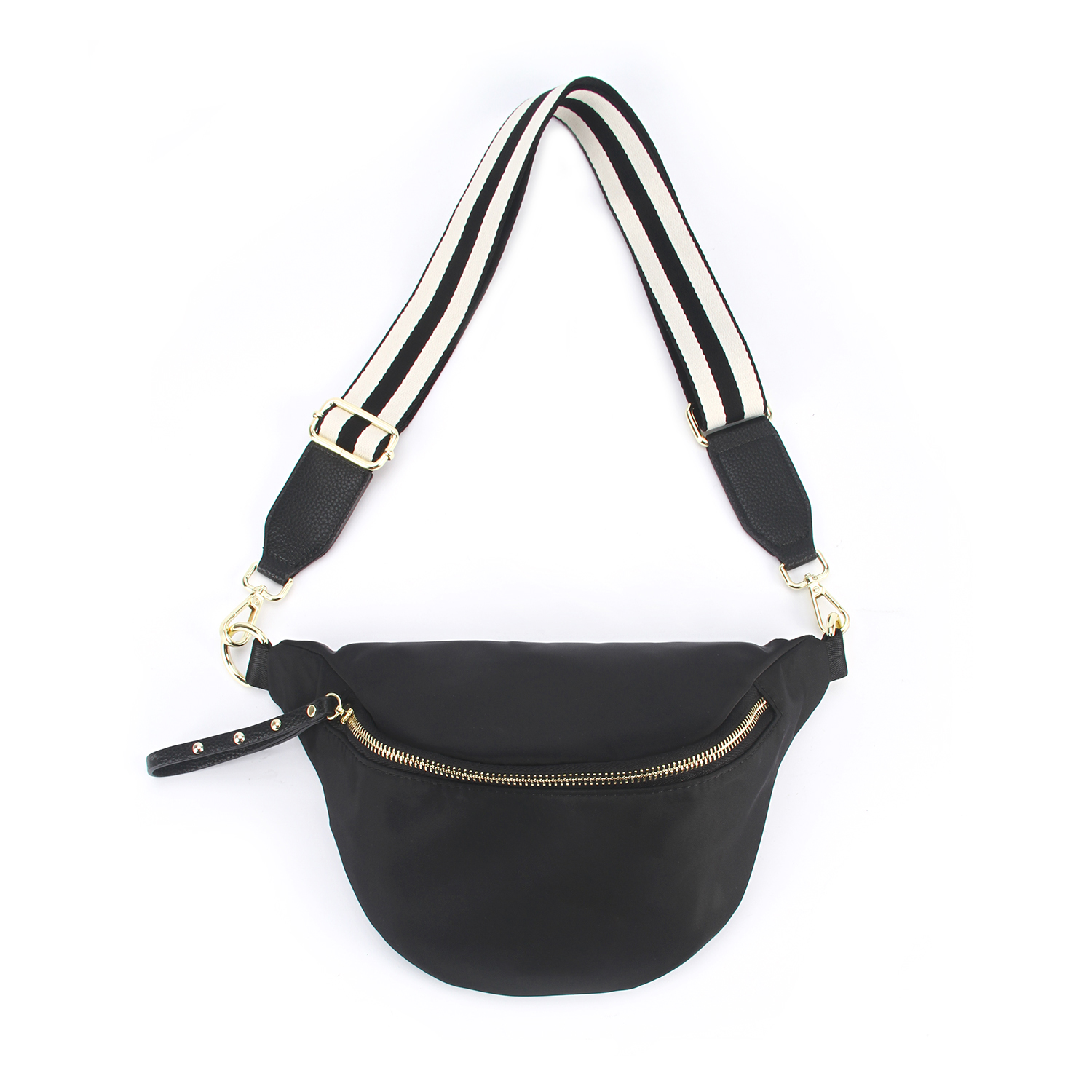 Cherish Black/Gold Crossbody Bag Hi Ho + Co