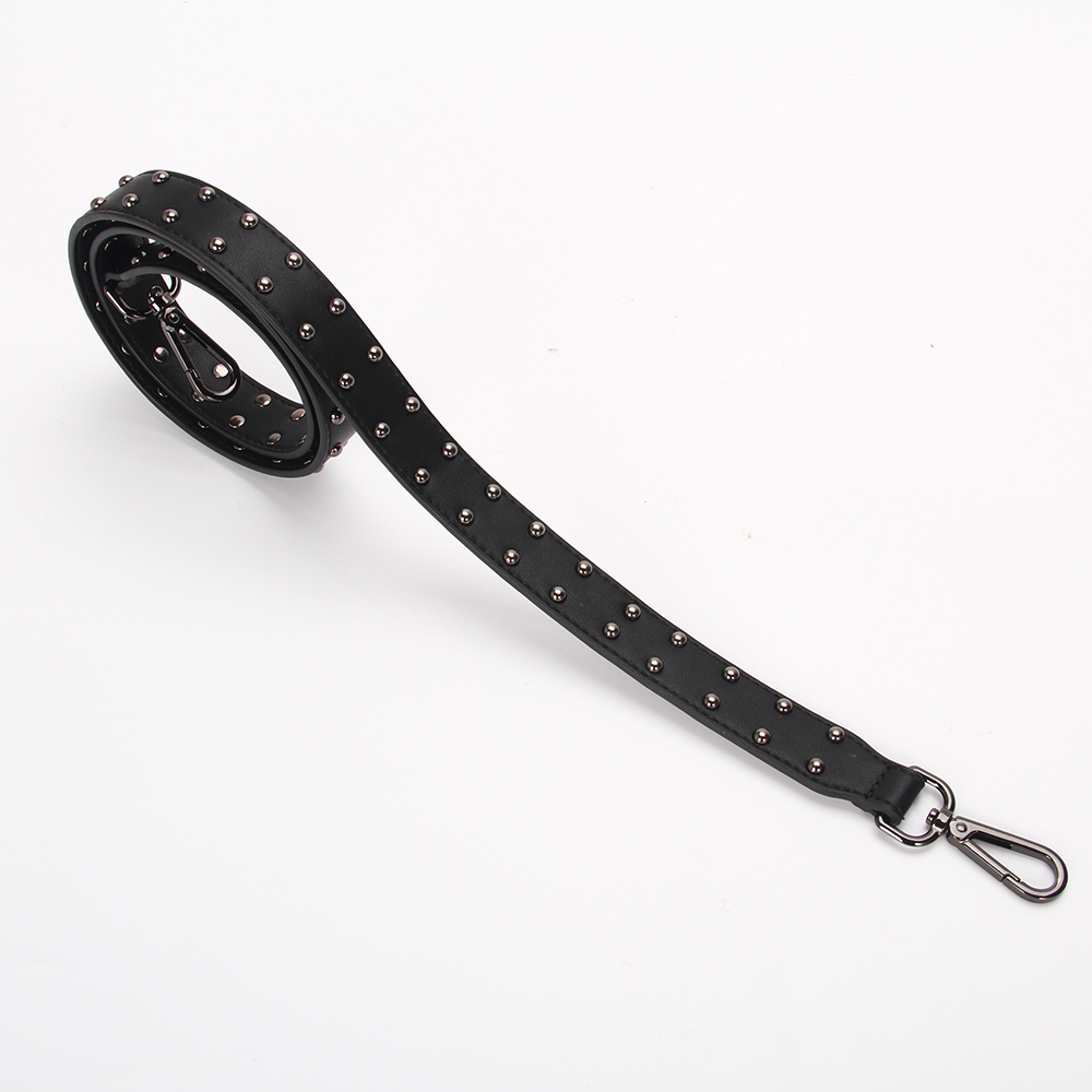 NEW Black Stud Strap / Gunmetal