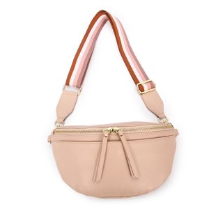 Cherish Leather Bag Blush/Gold
