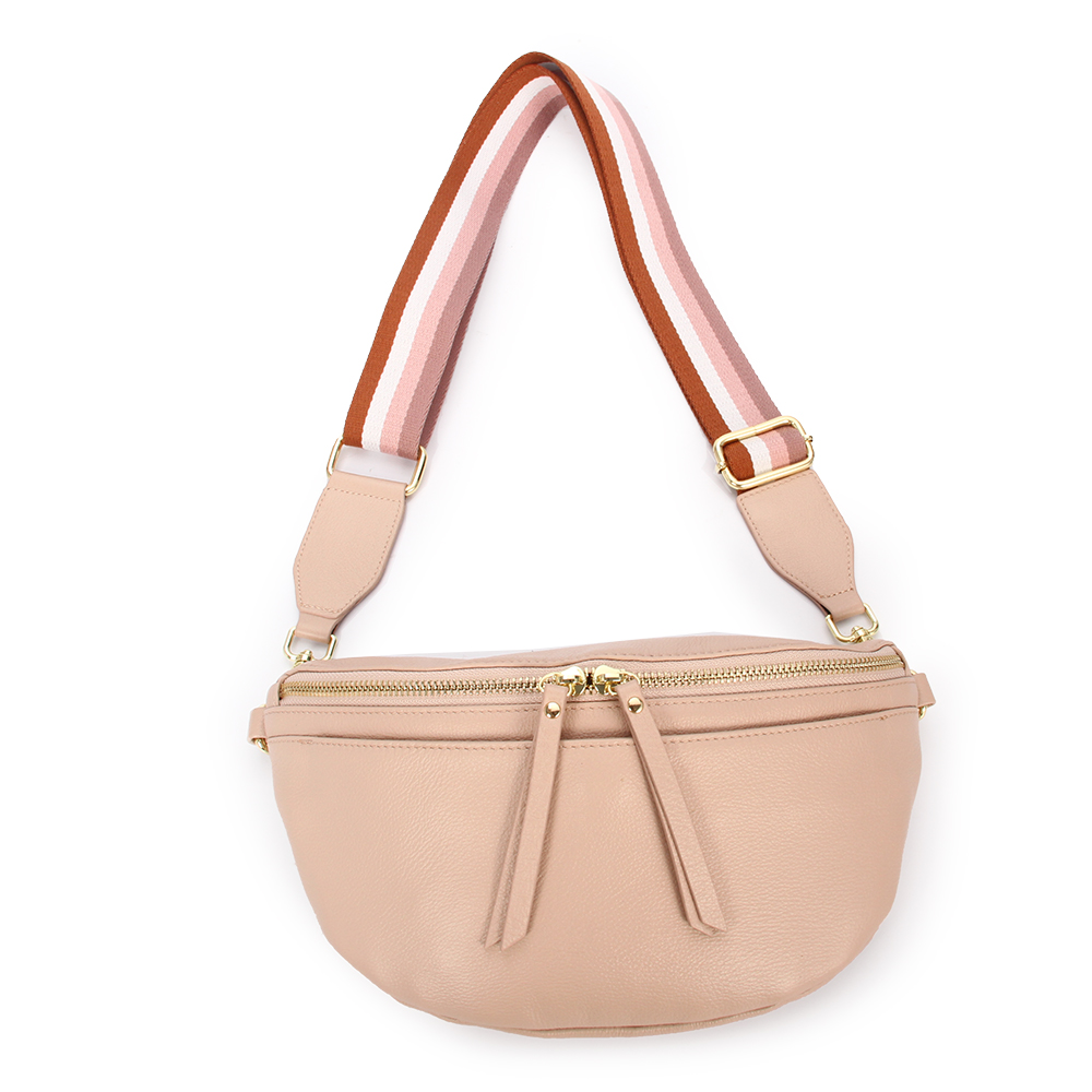 Cherish Leather Bag Blush/Gold