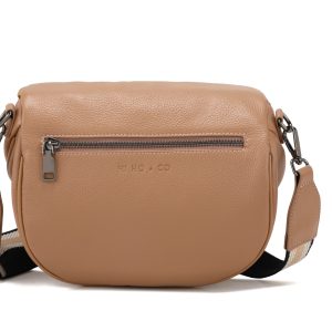 Obsessed Light Tan/Gunmetal  Crossbody Bag
