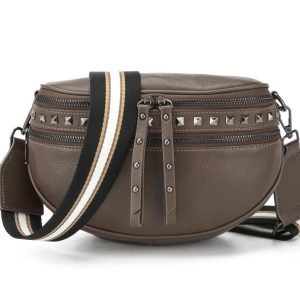 Obsessed STUD Mud/Gunmetal Bag