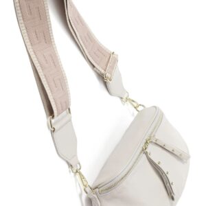 Obsessed Sand/Gold Crossbody Bag