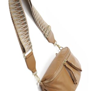 Obsessed Camel/Gold Bag